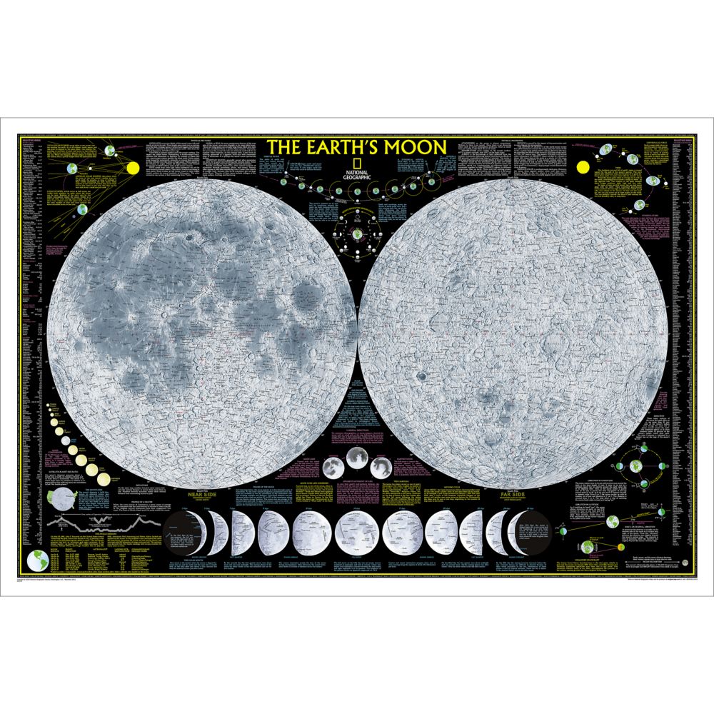 The Earth's Moon Map