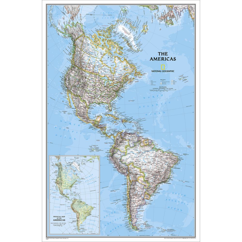The Americas Political Map