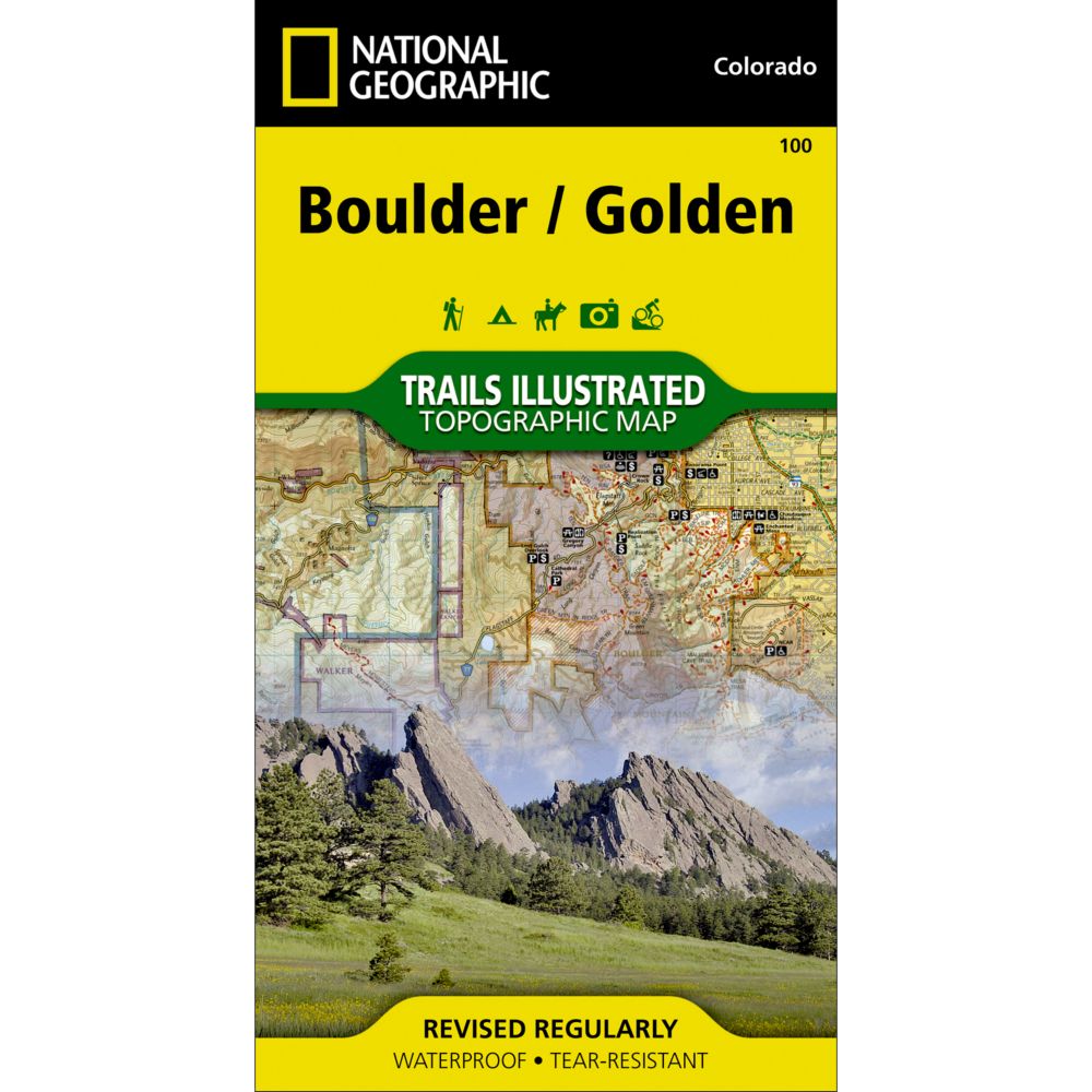 National Geographic Boulder/Golden Trail Map