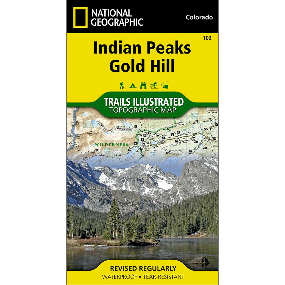 102 Indian Peaks/Gold Hill Trail Map