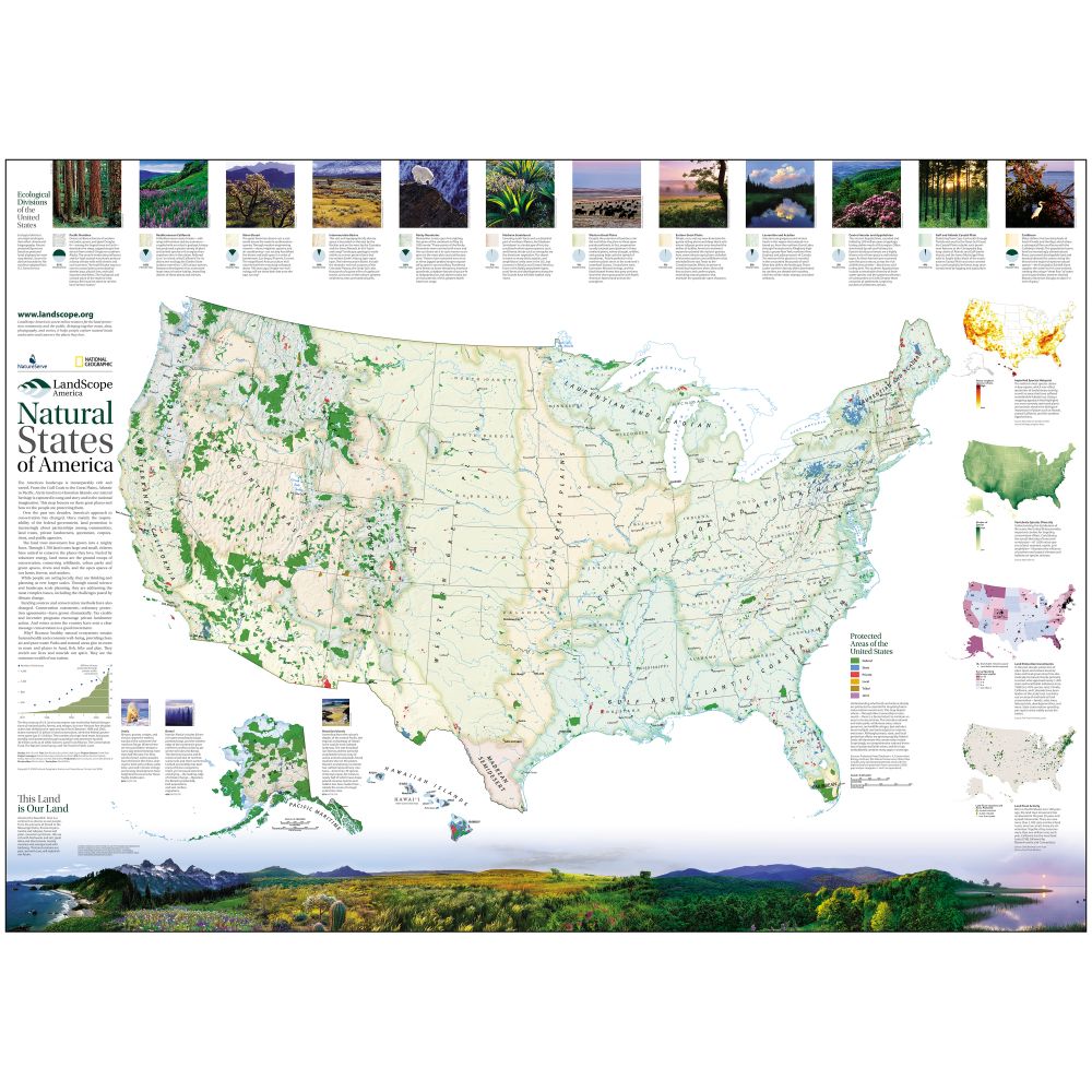 Conservation Map of the United States