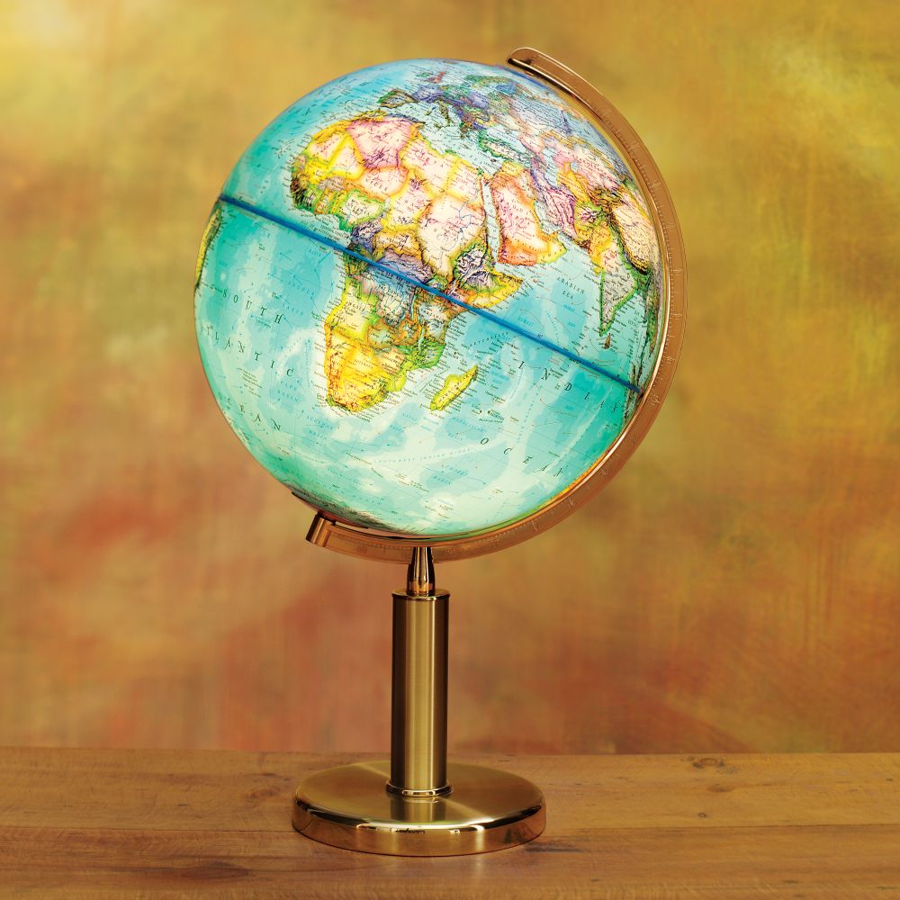 Quest Illuminated Tabletop Globe