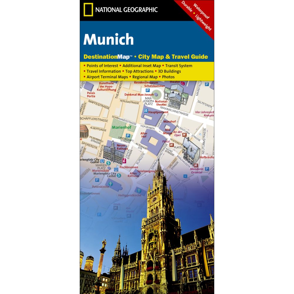 Munich Destination City Map - Updated