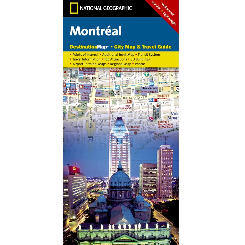 Montreal Destination City Map - Updated