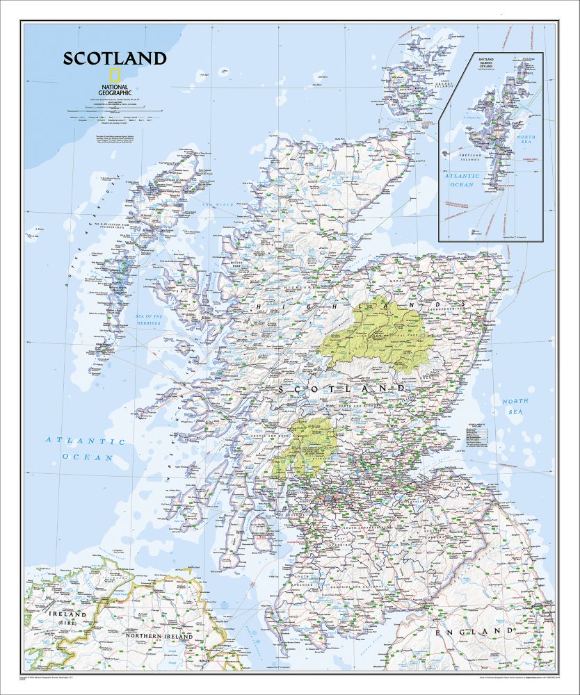 Scotland Political Map