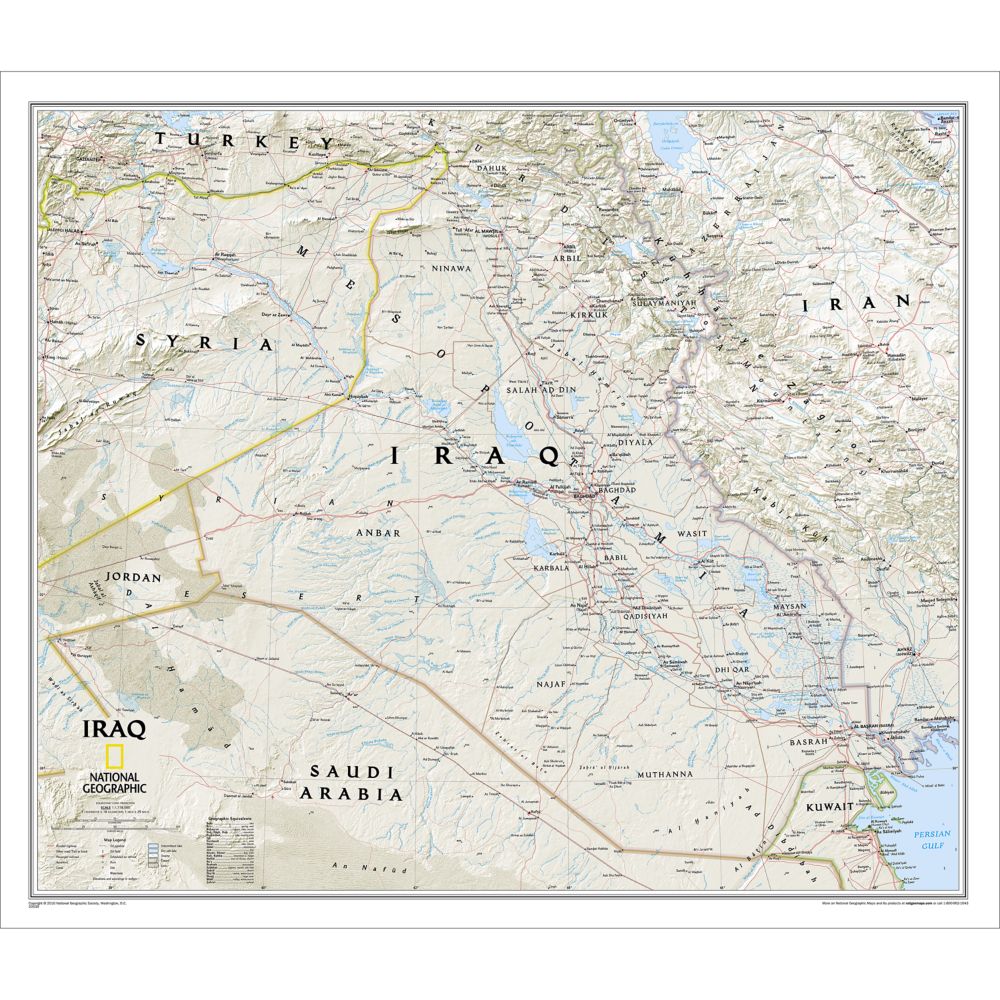 Iraq Political Map