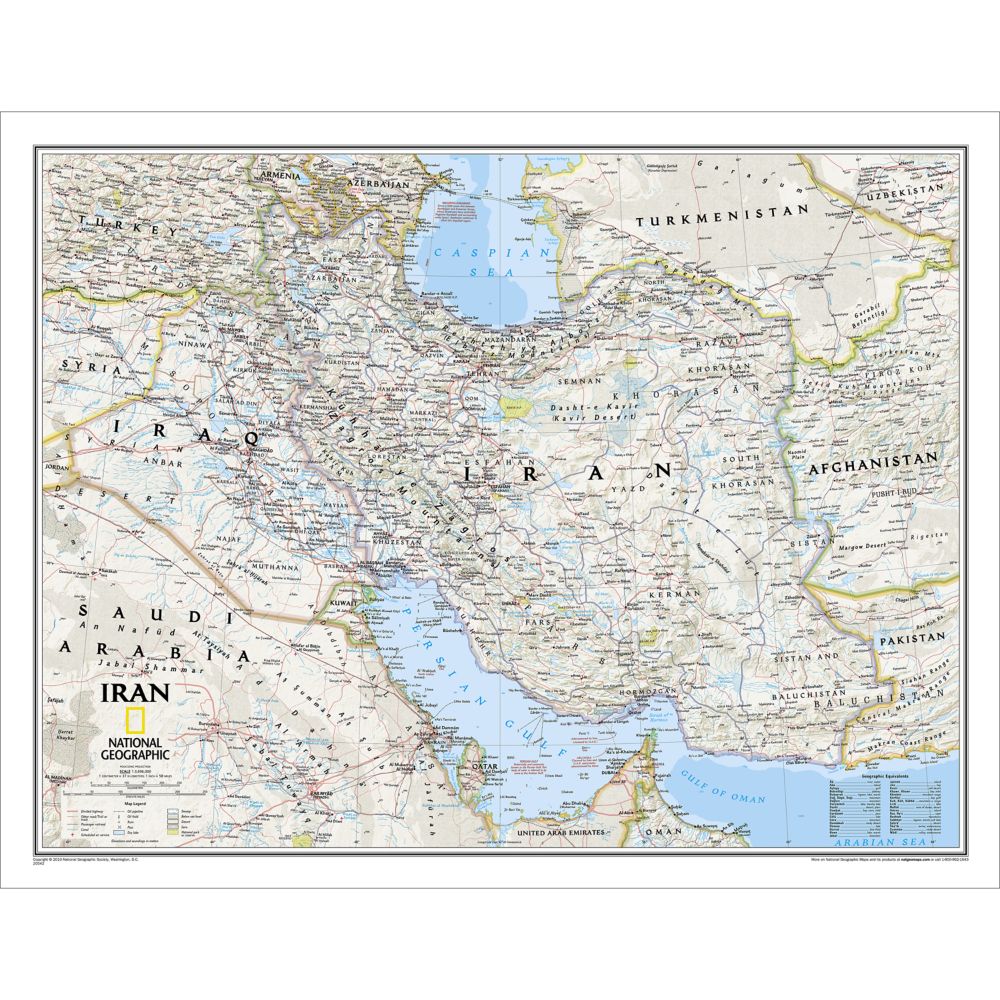 Iran Political Map