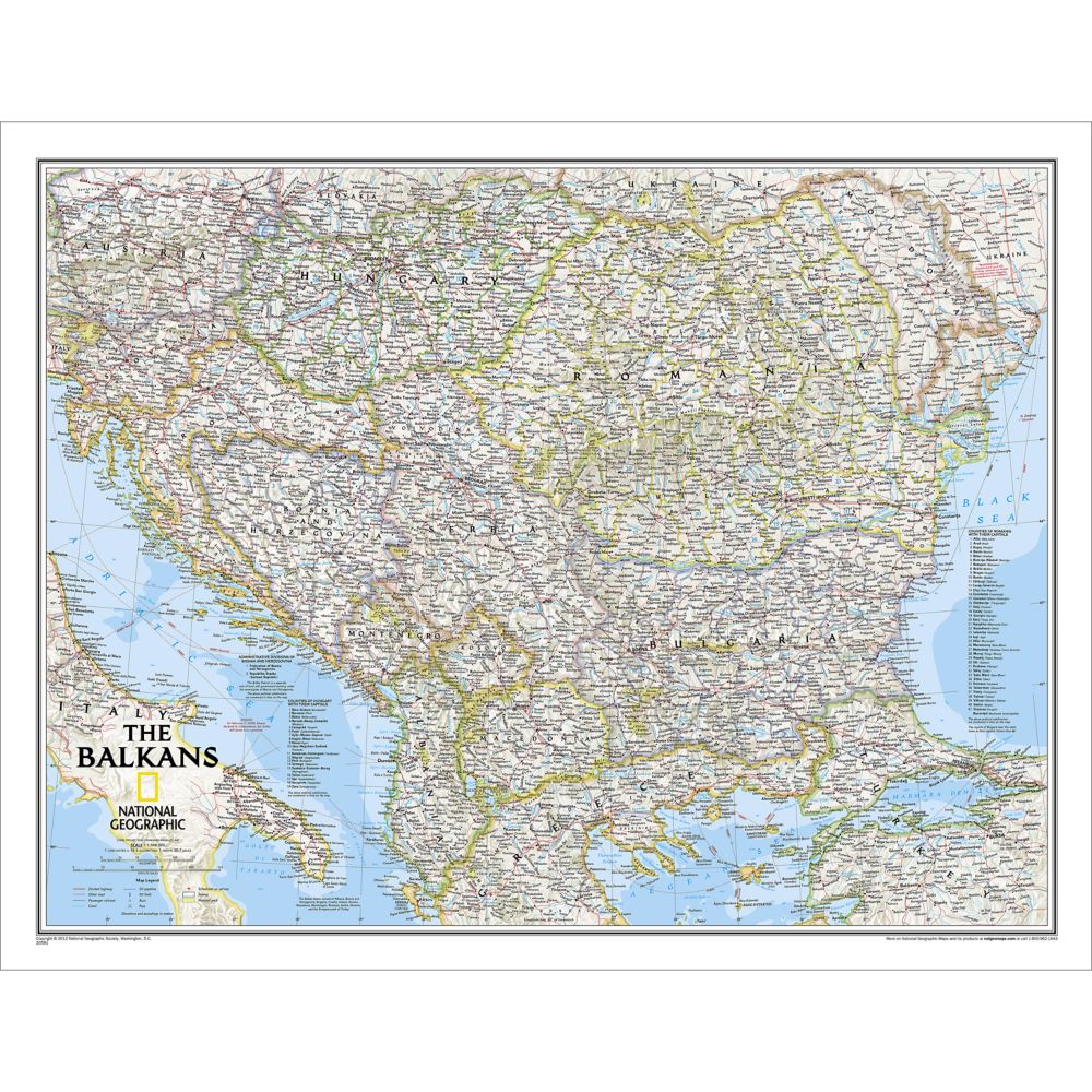 Balkans Political Map