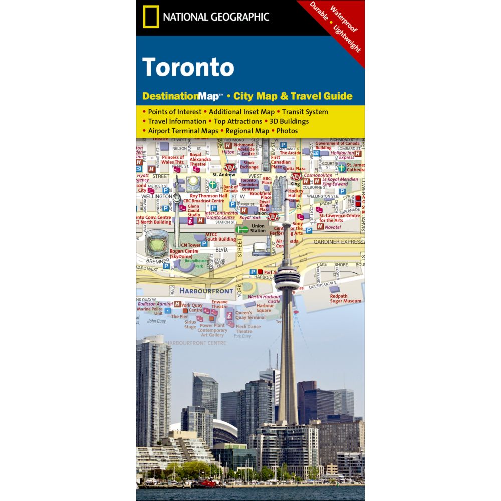 Toronto Destination City Map - Updated