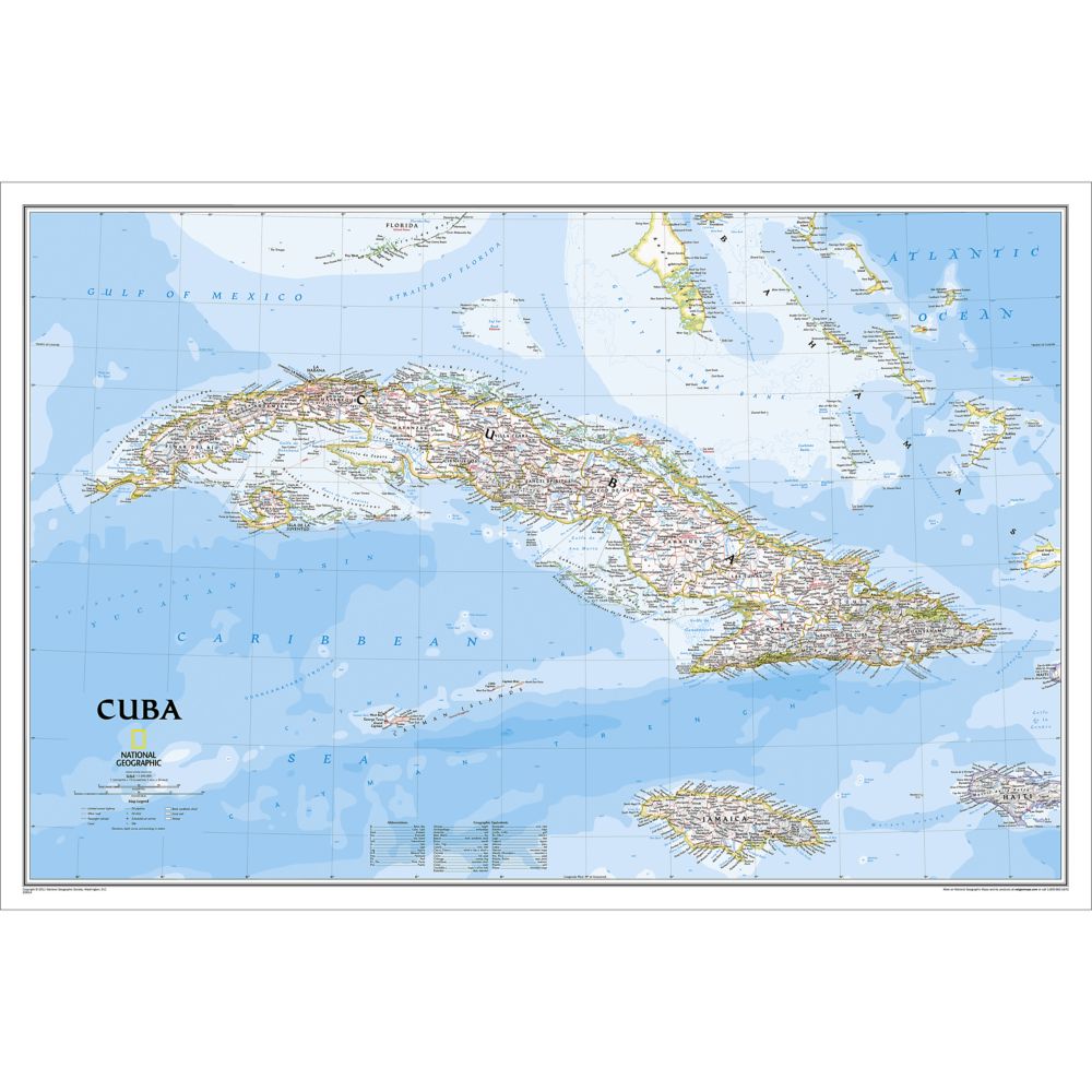 Cuba Classic Map