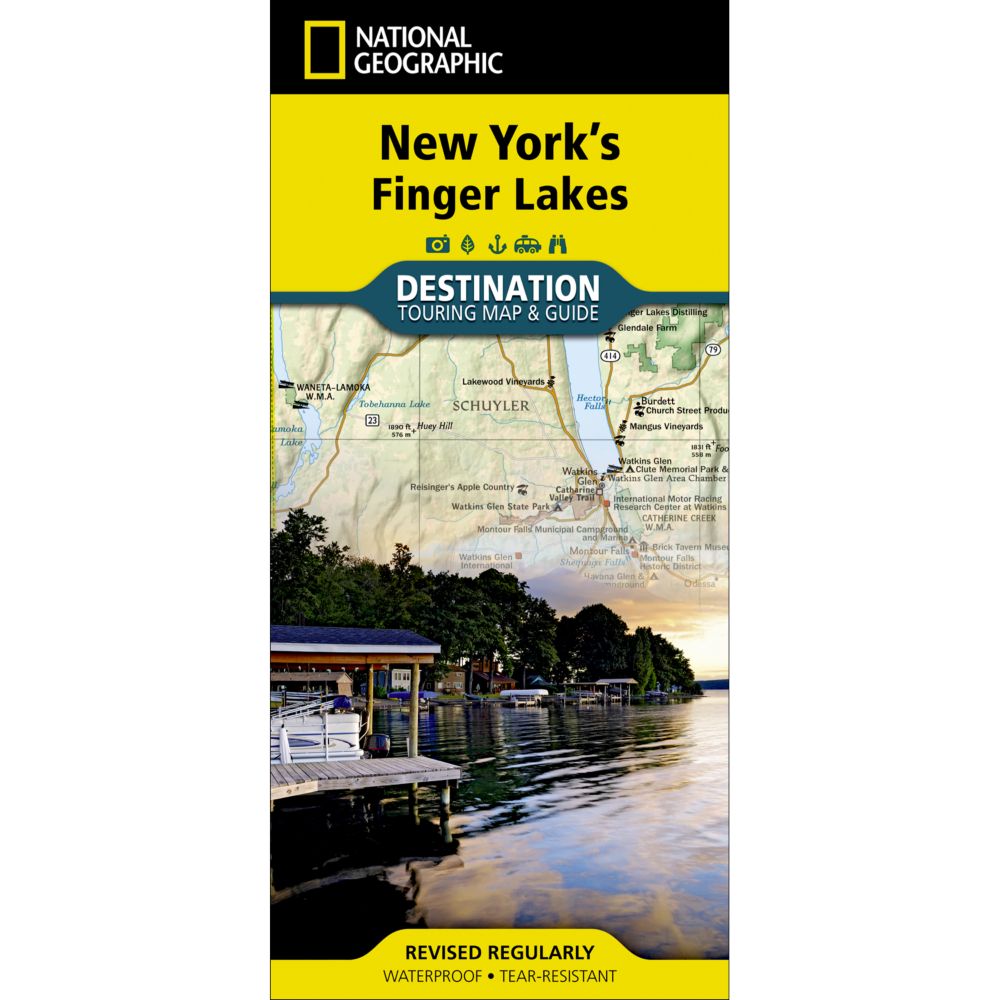 New York's Finger Lakes Destination Map