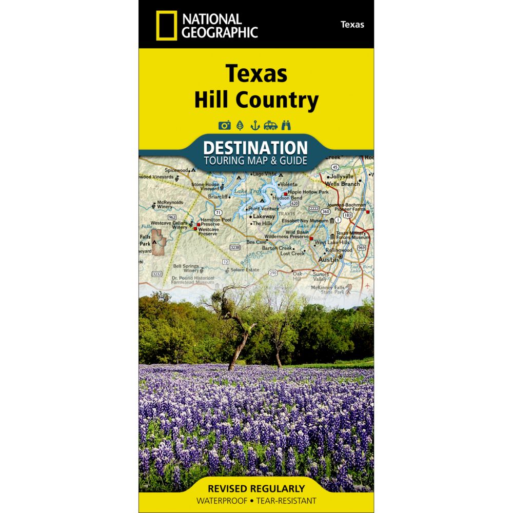 Texas Hill Country Destination Map