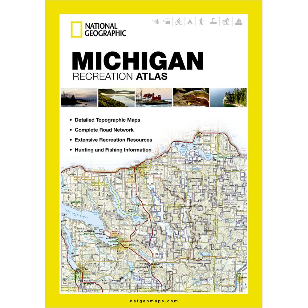 National Geographic Michigan Recreation Atlas