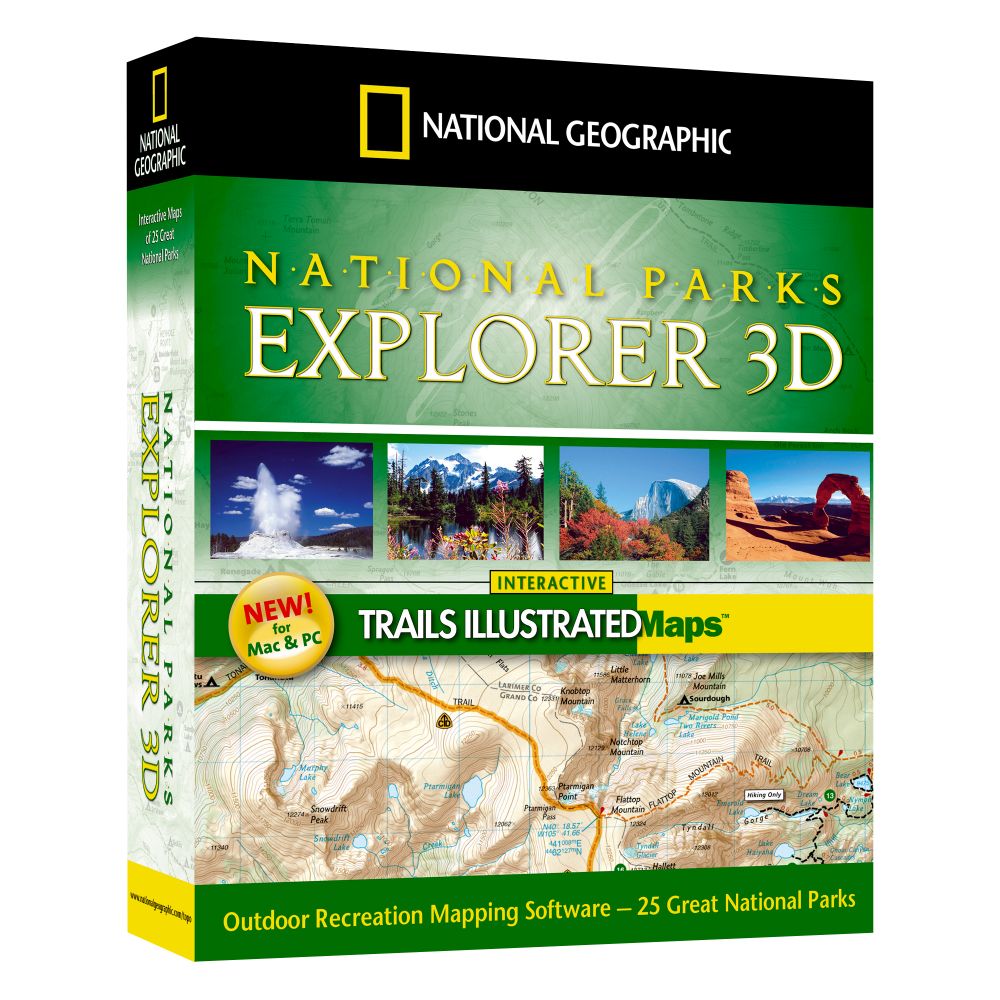 National Geographic National Parks Explorer 3-D Mapping Software