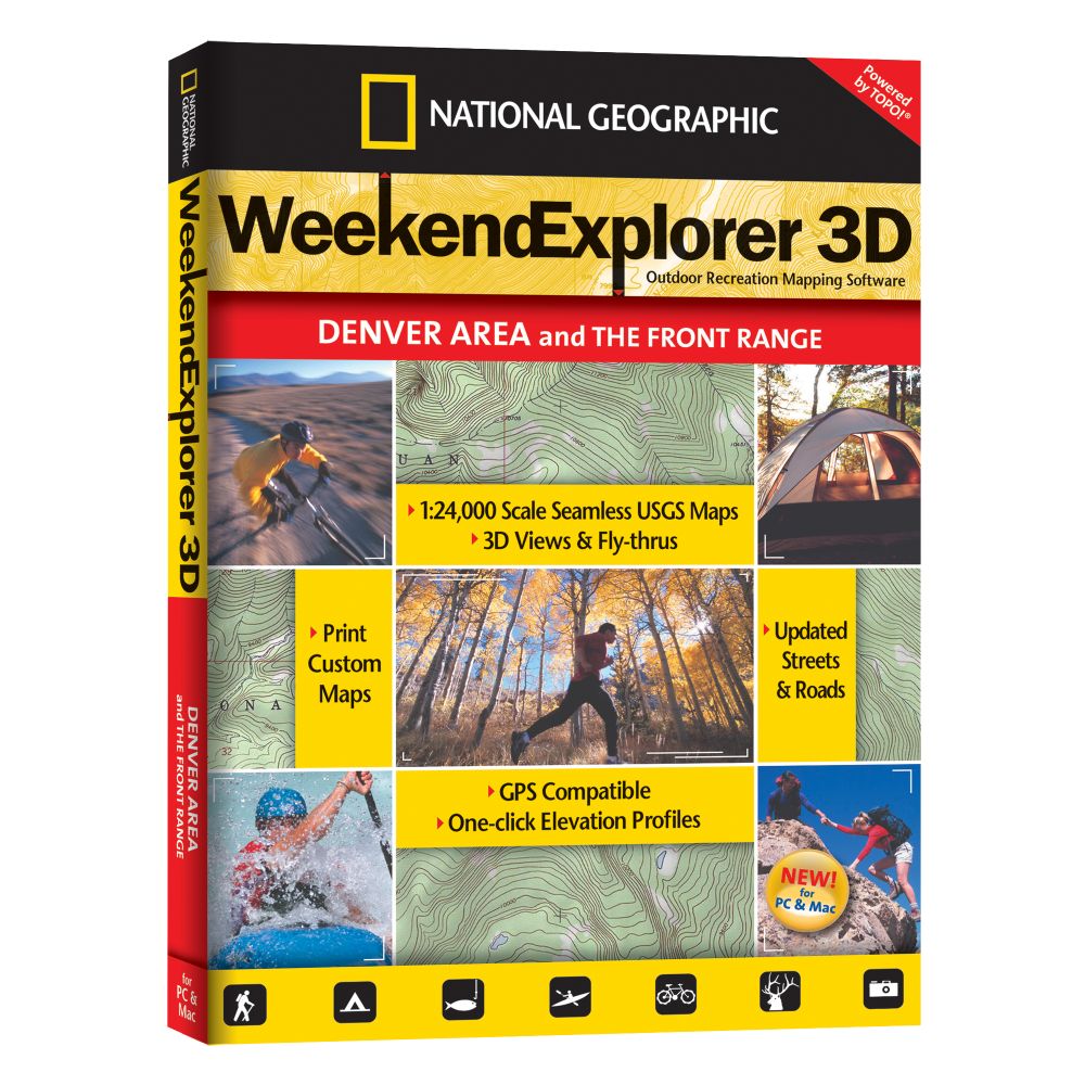 National Geographic Weekend Explorer 3D - Denver Area CD-ROM