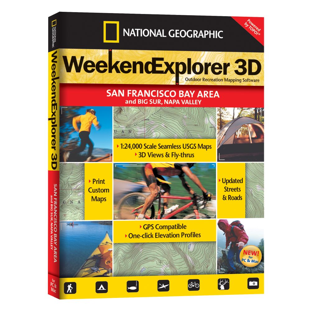 Weekend Explorer 3D - San Francisco Bay Area & Big Sur, Napa Valley