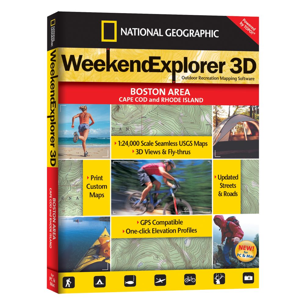 Weekend Explorer 3D - Boston Area & Cape Cod, Rhode Island