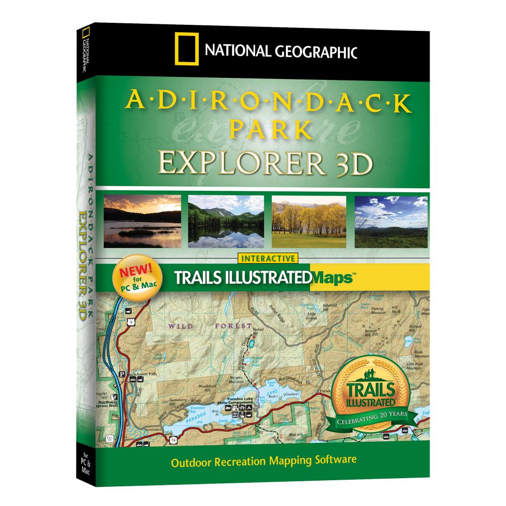 National Geographic Adirondack Park Explorer 3D CD-ROM