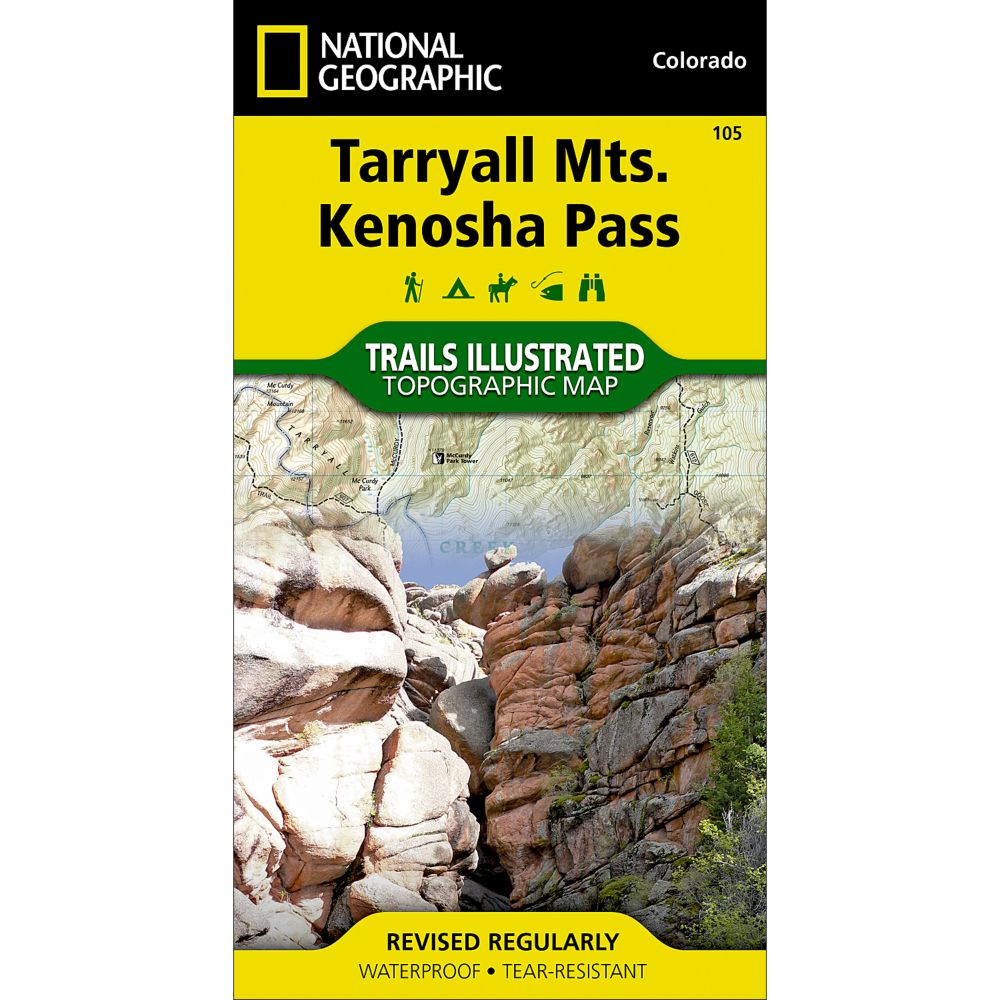 National Geographic Tarryall Mountains/Kenosha Pass Trail Map 