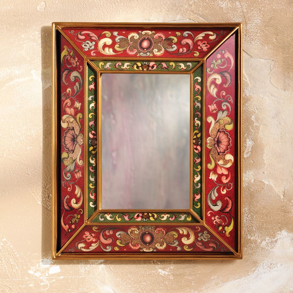 Peruvian Reverse-glass Mirror