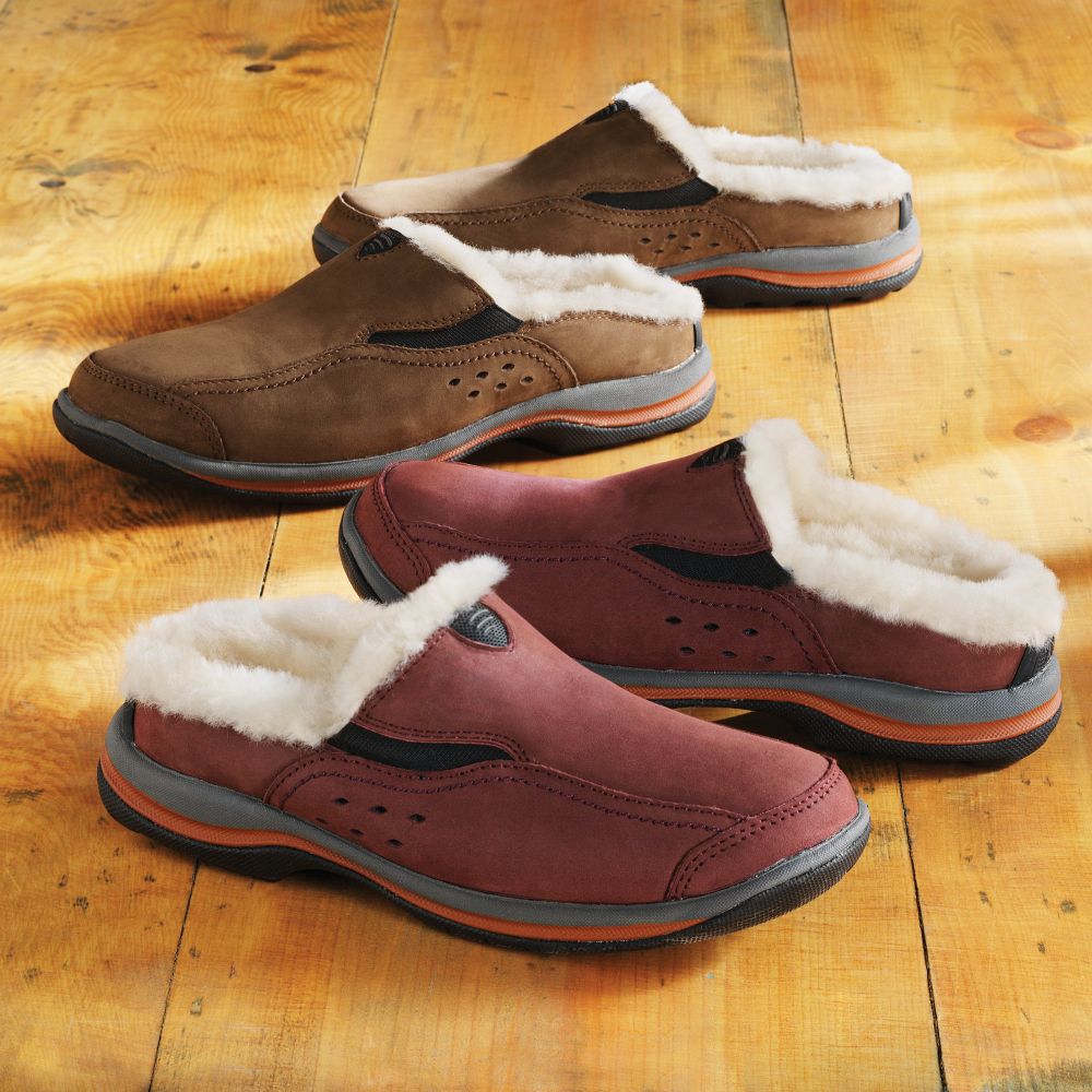 Men's Sheepskin-lined Travel Shoes