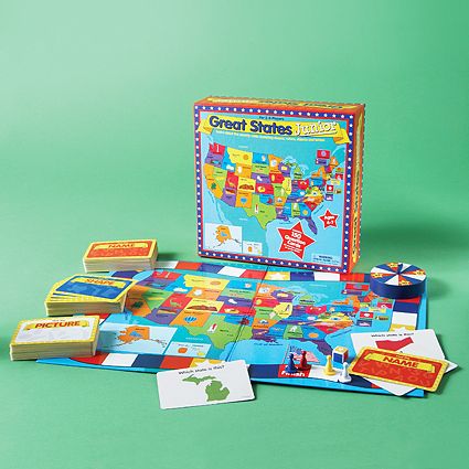 Great States Junior Matching Board Game