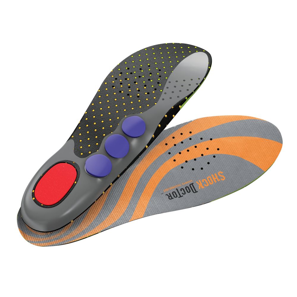 Shock-absorbing Foot Beds With Custom Support
