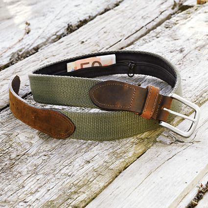 Traveler's Canvas Money Belt