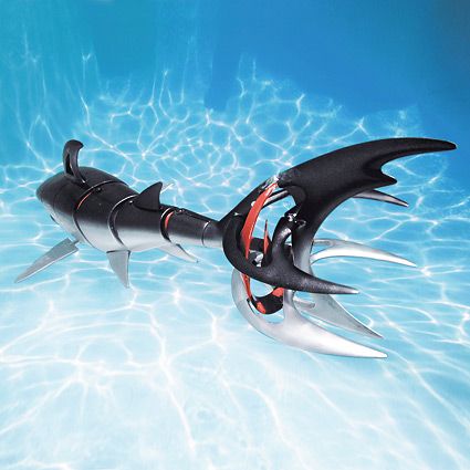 Fully Articulated Remote-controlled Shark - Blue