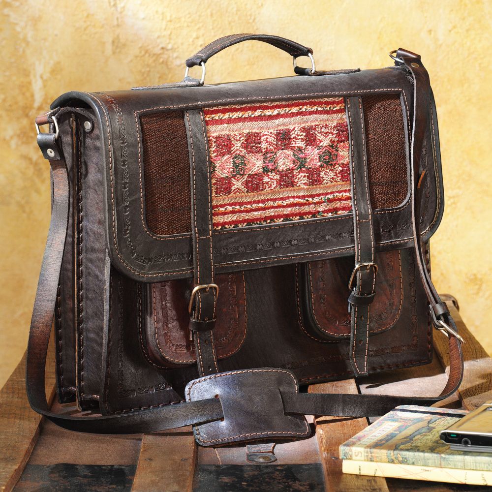 Bolivan Manta Tapestry Briefcase