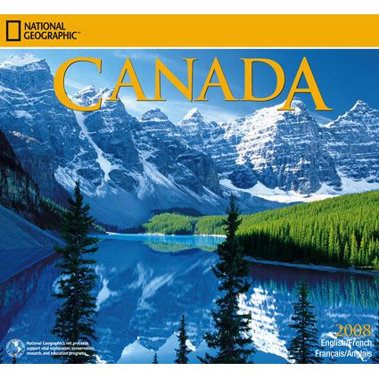 2008 National Geographic Canada Wall Calendar