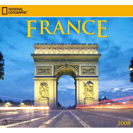 2008 National Geographic France Wall Calendar