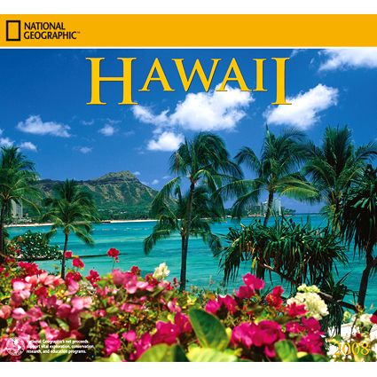 2008 National Geographic Hawaii Wall Calendar