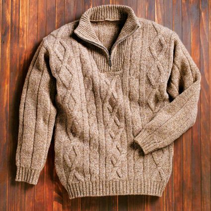 Scottish Shetland Wool Sweater