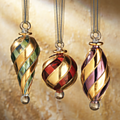 Egyptian Glass-and-gold Ornaments
