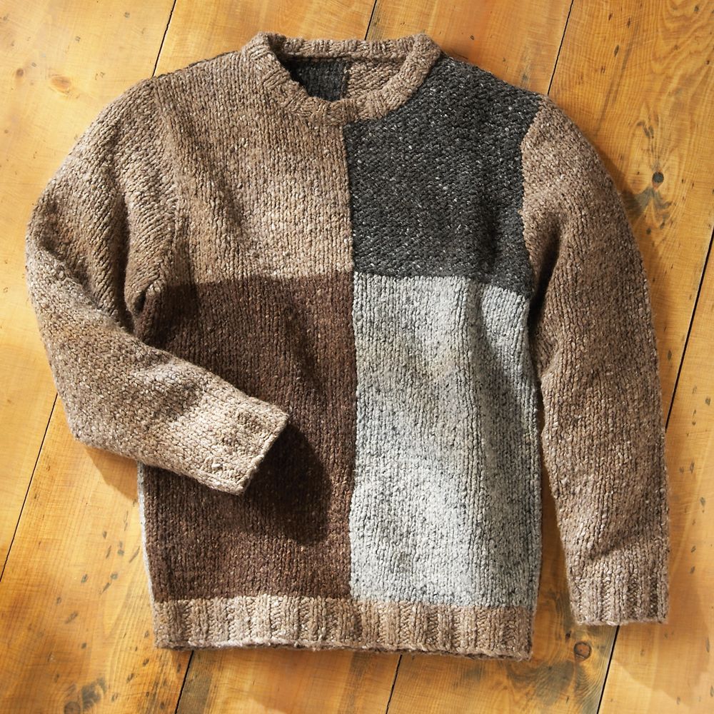 Men's Irish Donegal Tweed Sweater