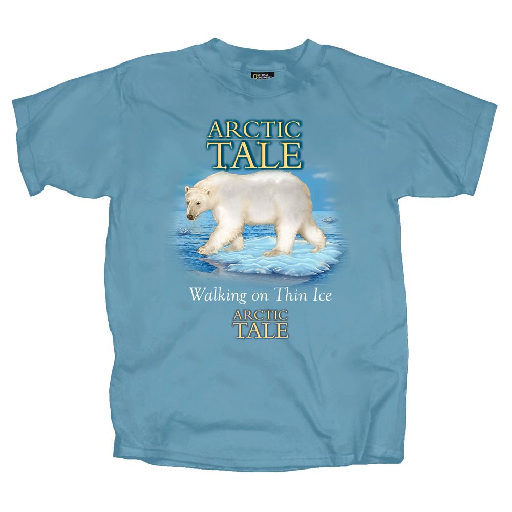 Arctic Tale Walking on Thin Ice - Adult T-shirt