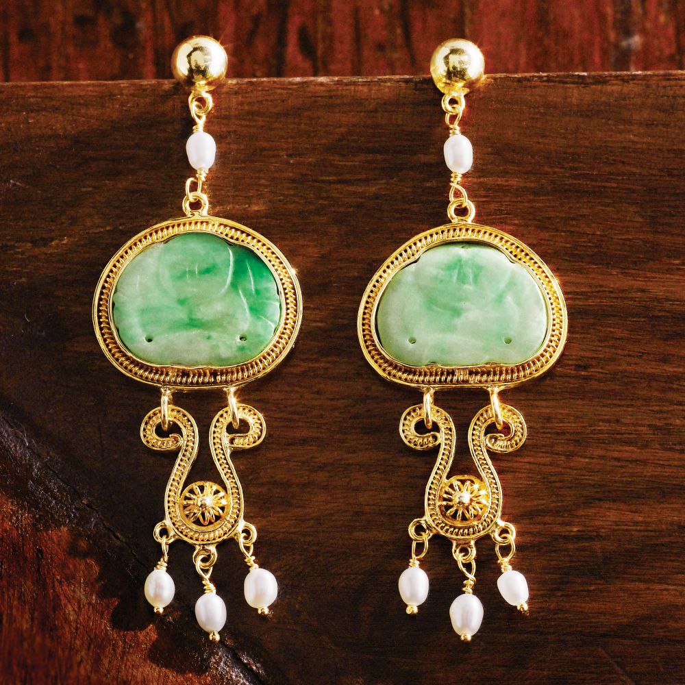 jade earrings