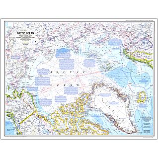 1983 Arctic Ocean Map