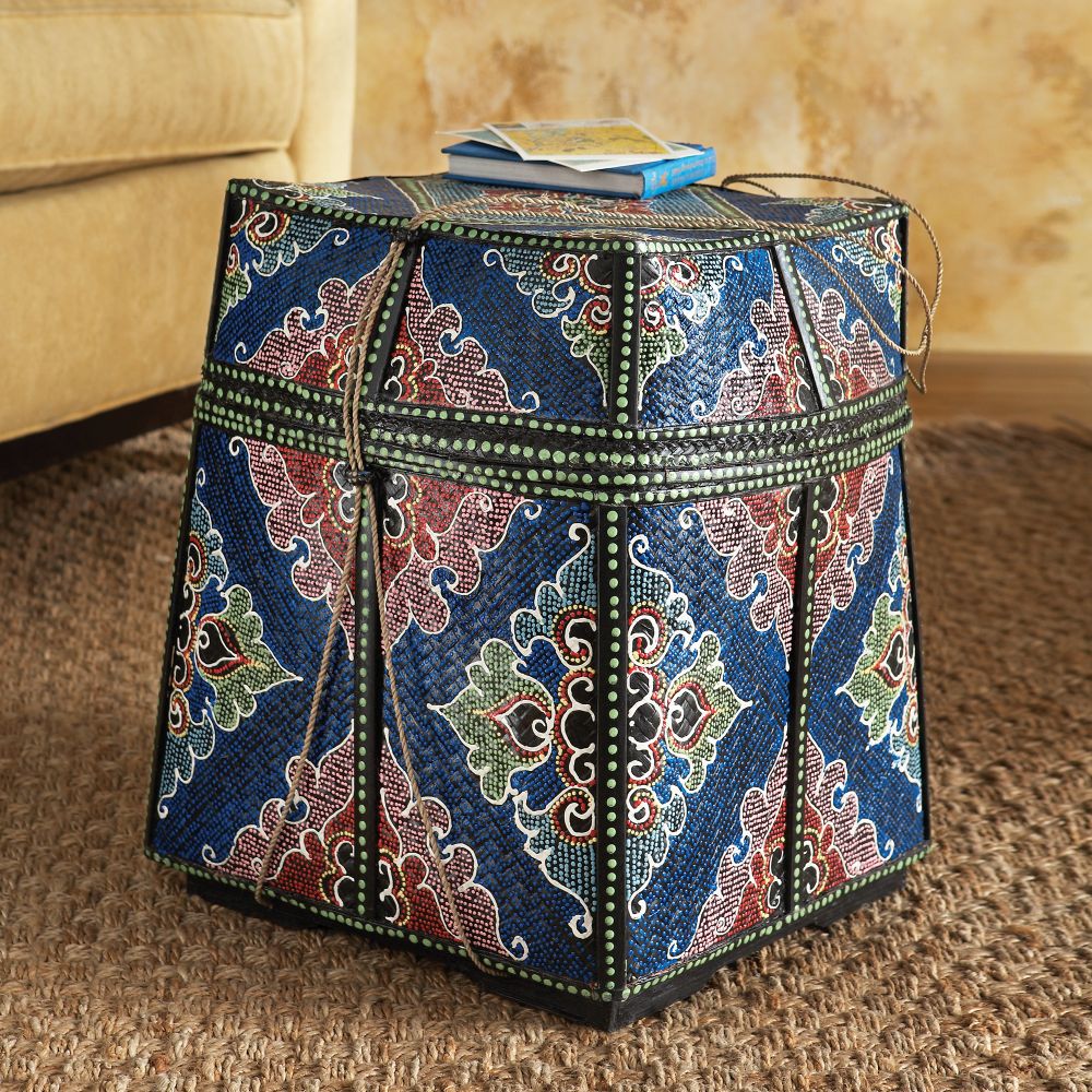 Balinese Offering-basket Ottoman