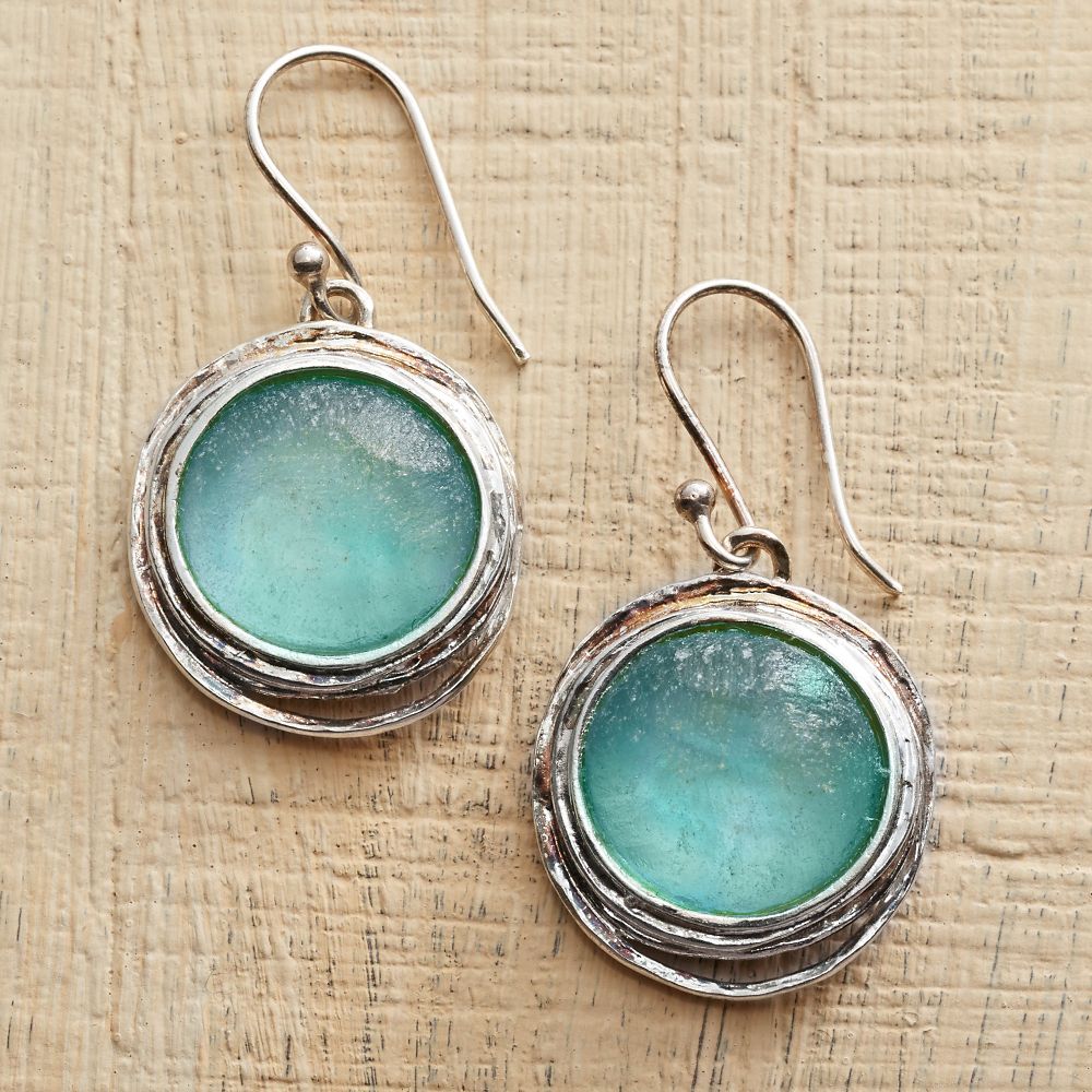Roman Glass Earrings