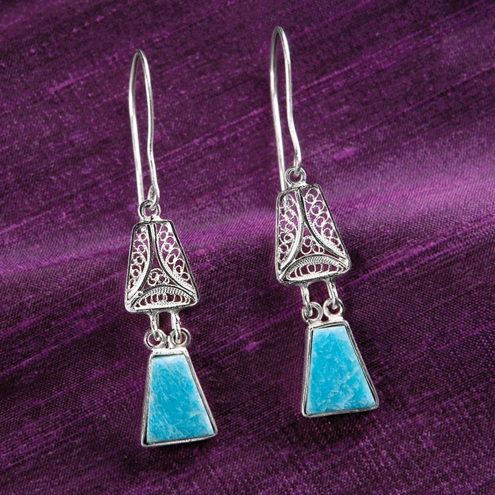Mar Dulce Amazonite Earrings