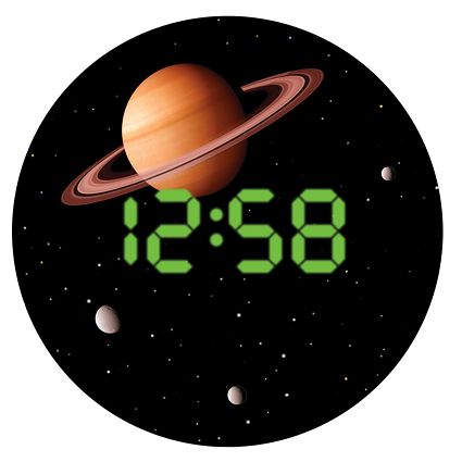 Galactic Projection Clock
