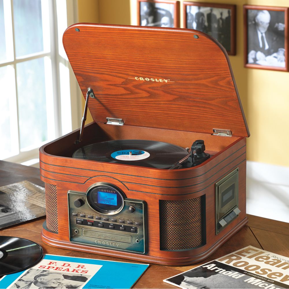 Crosley Vintage Turntable with CD Recorder