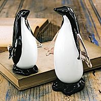 St. Petersburg Glass Penguins - Set of 2