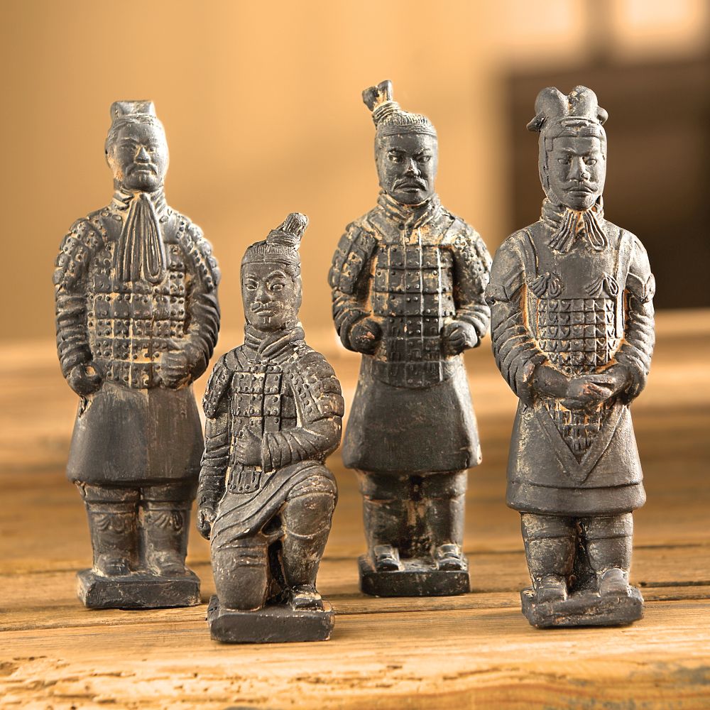 Terra-cotta Chinese Warriors - Set of 4