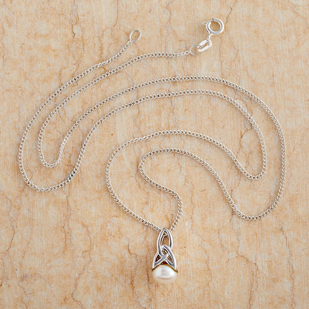 Celtic Pearl Necklace