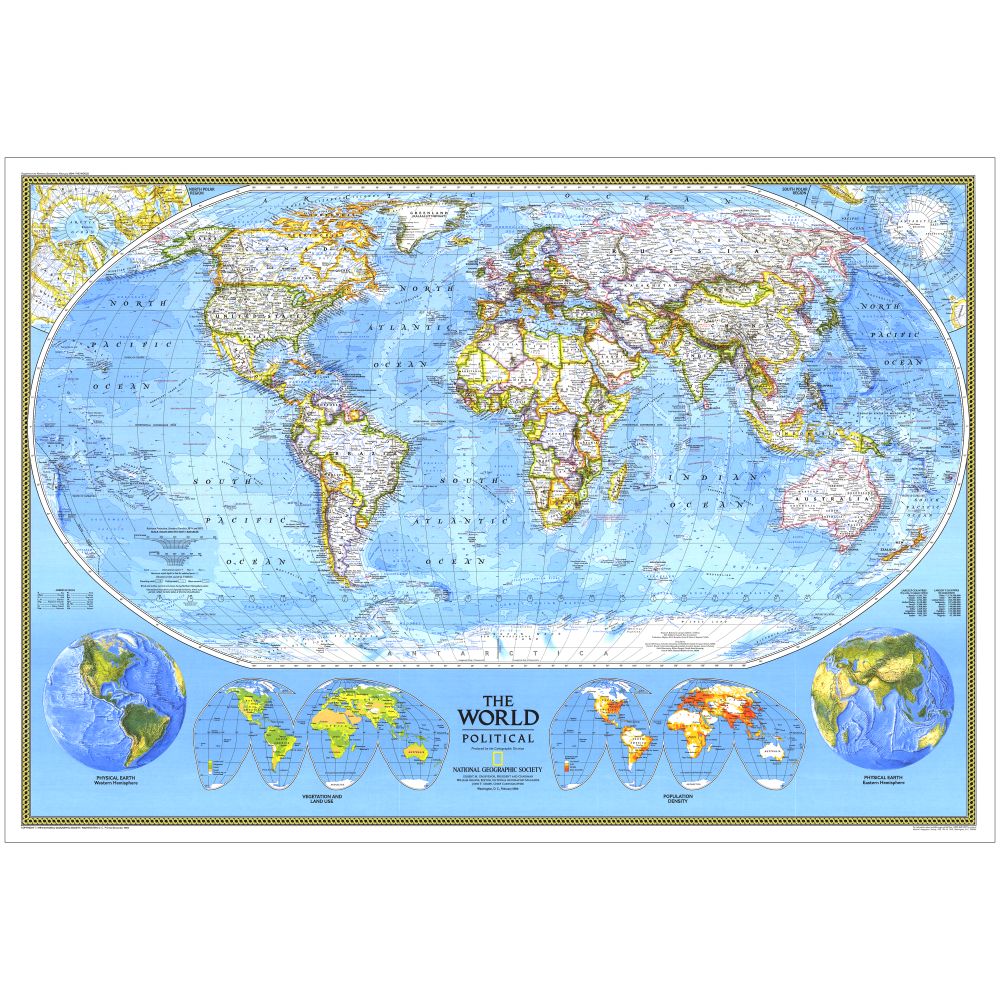 1994 World Political Map