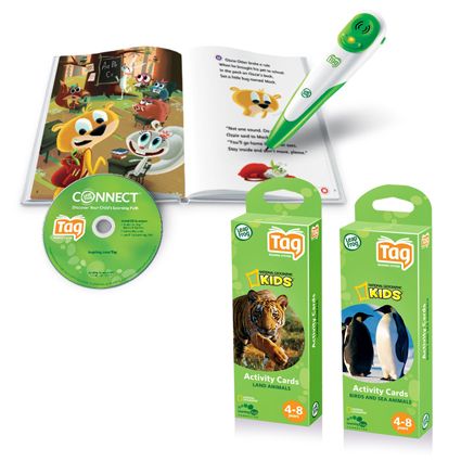 Leapfrog Tag Reading System with Nat Geo Flash Cards
