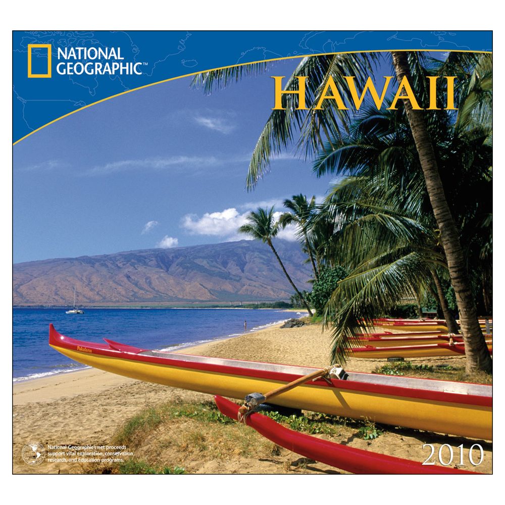 2010 National Geographic Hawaii Wall Calendar